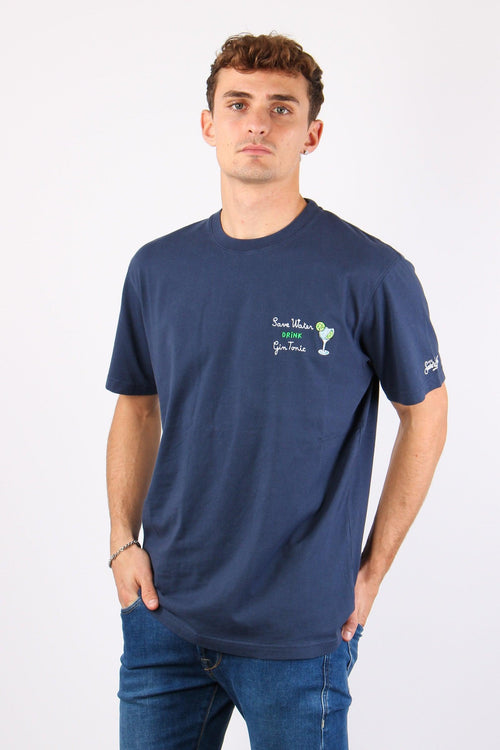 T-shirt Ricamo Drink Gin Save - 2