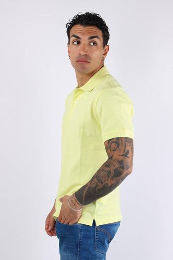 Polo Logo Tono Su Tono Yellow Lime - 5