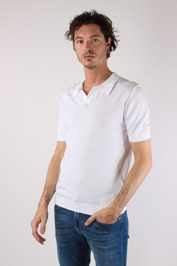 Polo Manica Corta Basica Optic White - 3