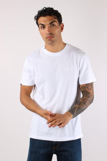 T-shirt Logo Patch Bianco - 2