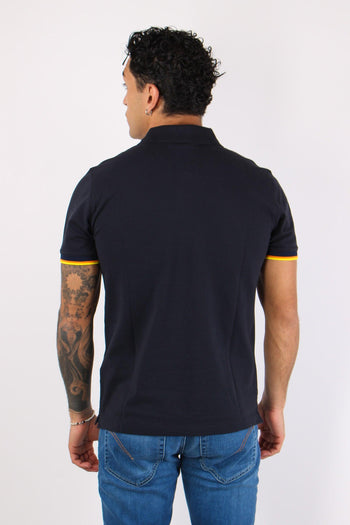 Polo Collo Contrasto Blue Depth - 5