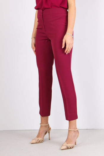 Pantalone Fluido Elastico Sangria - 3