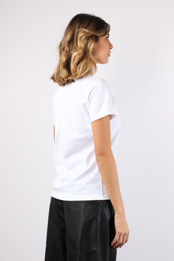 T-shirt Ricamo Anche Secondo Bianco - 6