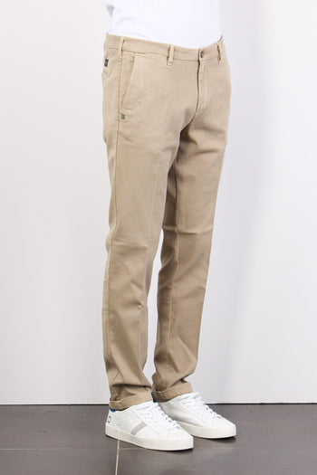 Pantalone Chino Flanella Beige - 4