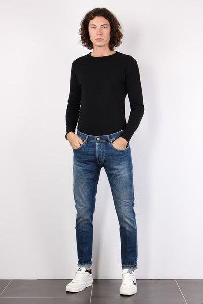 Icon Denim Cuciture Contrast Denim Medio