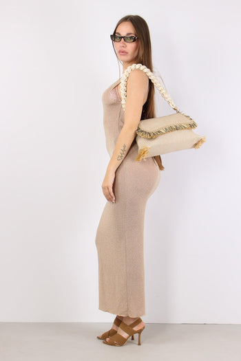 Abito Lurex Scavo Dietro Oro - 2