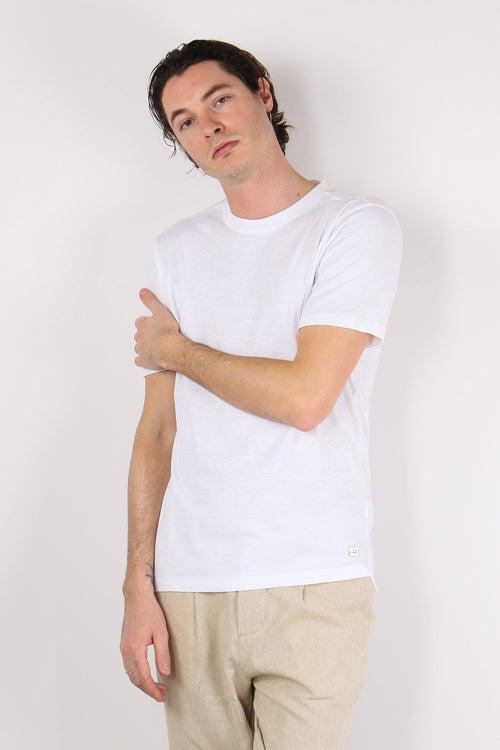 T-shirt Girocollo Basica Bianco