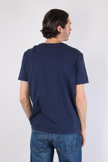 T-shirt Cotone Fiammato Logo Patch Universo - 4