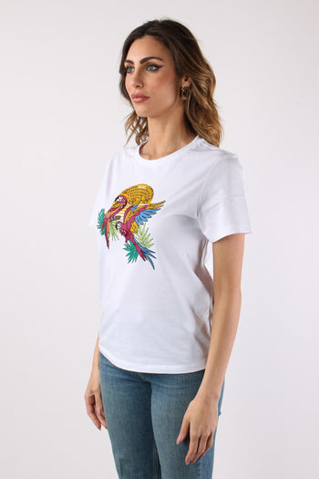 T-shirt Stampa Tucano Bianco - 6