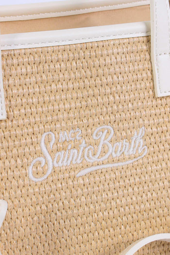 Vivian Mid Paglia Profilo Contrasto Beige/bianco - 8