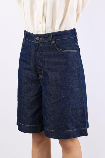 Ozono Bermuda Bull Denim Scuro - 6