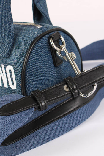 Bauletto Canvas Lettering Denim - 8