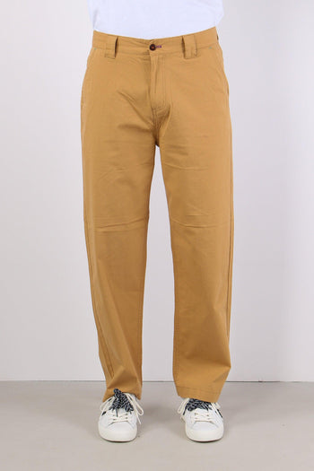 Pantalone Gamba Larga Cammello - 2
