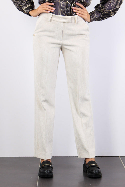 Pantalone Chino Velluto Milk - 2