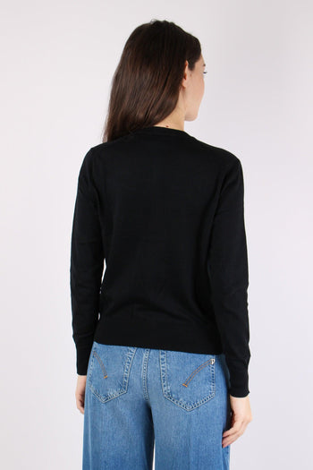 Cardigan Cotone Polo Black - 4