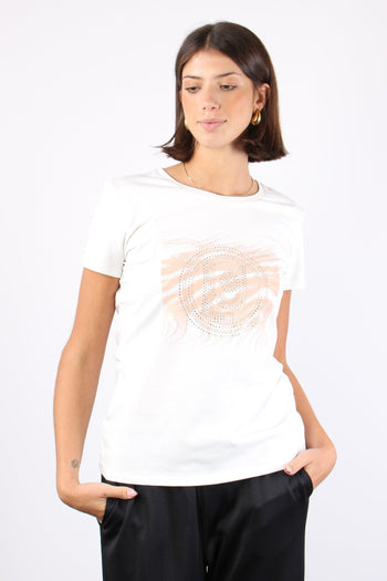 T-shirt Logo Zebra White/sugar - 4