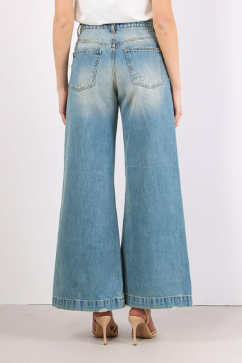 Denim Taglio Ginocchio Rotture Denim - 4