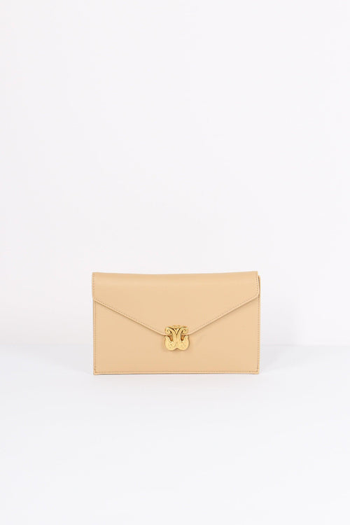 Pochette Patta Double G Beige