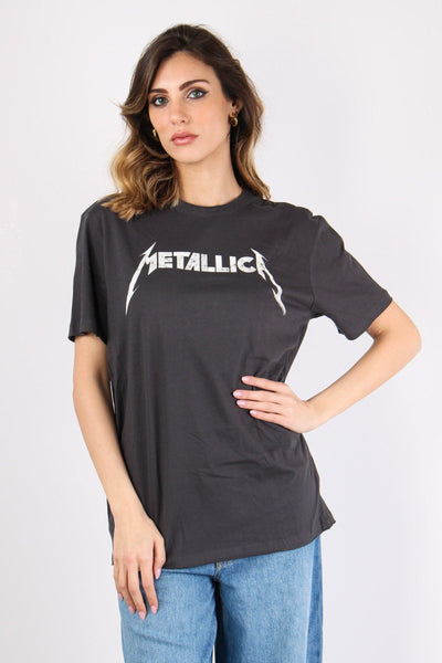 T-shirt Unisex Metallica Grigio