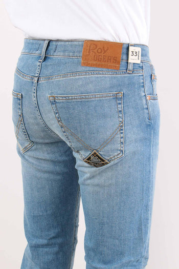Denim Slim Fit Denim Chiaro - 7