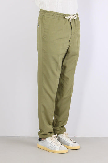 Pantalone Viscosa Lino Oliva - 6