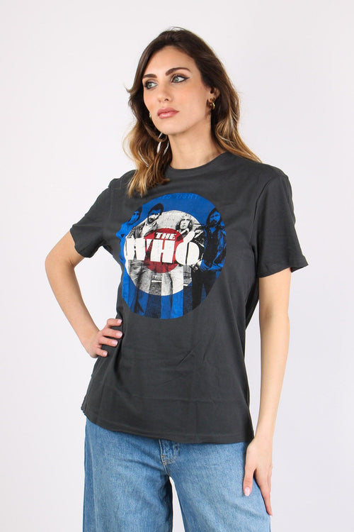 T-shirt Unisex The Who Grigio