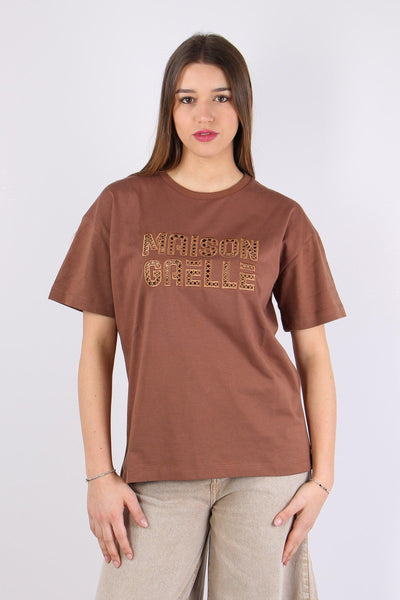 T-shirt Ricamo Maison Moka