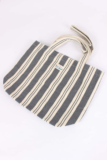 Essential Bag Canvas Blu/beige - 6