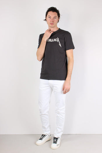 T-shirt Unisex Metallica Grigio - 4