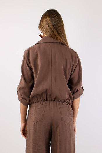 Giubbotto Arriccio Modal Cacao - 4
