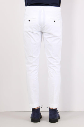 Gaubert Pantalone Gabardina Bianco - 4