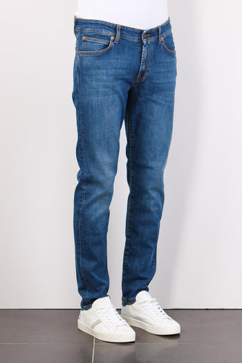 Denim Slim Fit Denim Medio - 5