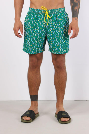 Costume Boxer Fantasia Verde - 2