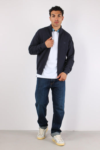 Full Zip Punto Riso Navy Blue - 3