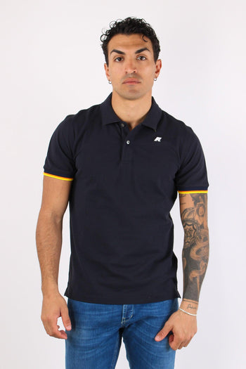 Polo Collo Contrasto Blue Depth - 2