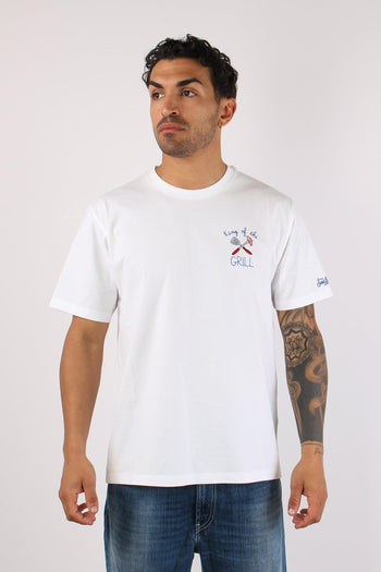 T-shirt Scritta Ricami King - 6