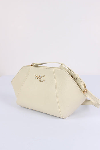 Pochette Rigida Logo Avorio - 4