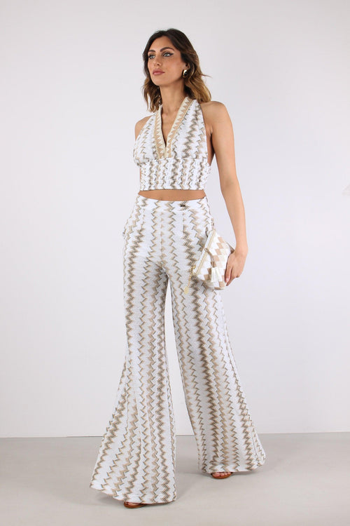 Pantalone Palazzo Jacquard Miami