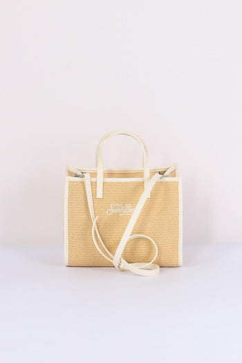 Vivian Mid Paglia Profilo Contrasto Beige/bianco - 3