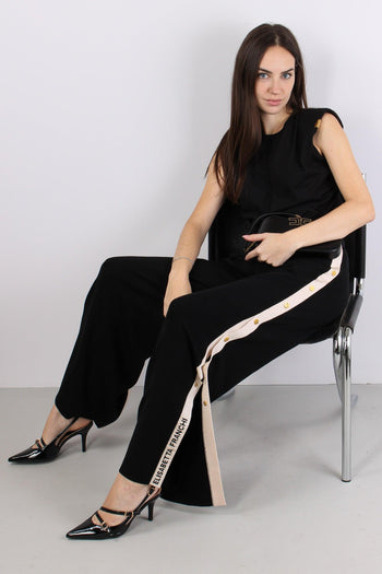 Pantalone Palazzo Maglia Argilla/burro - 7