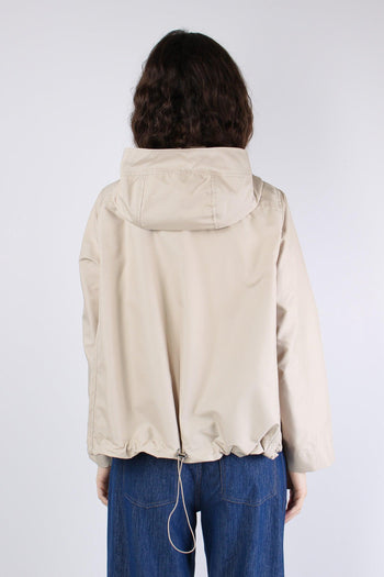 Cappa Nylon Cappuccio Sabbia - 5
