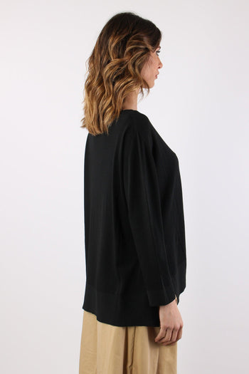 Maglia Girocollo M/l Basica Nero - 7
