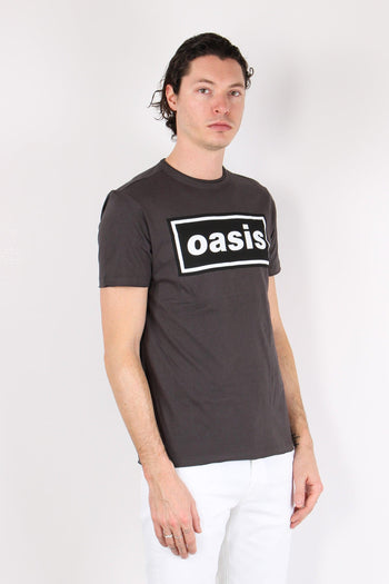 T-shirt Unisex Oasis Grigio - 4