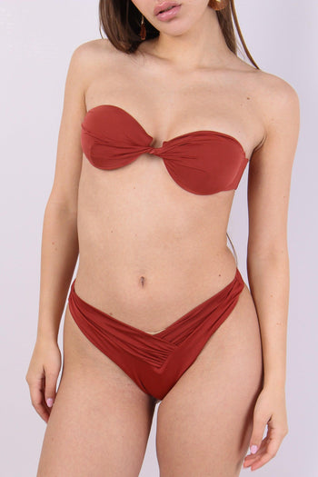 Bikini Top Ferretto Slip Fisso Ruggine - 7
