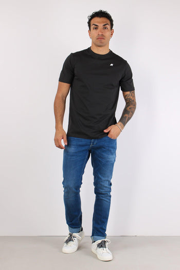 T-shirt Basica Logo Contrasto Black Pure - 4