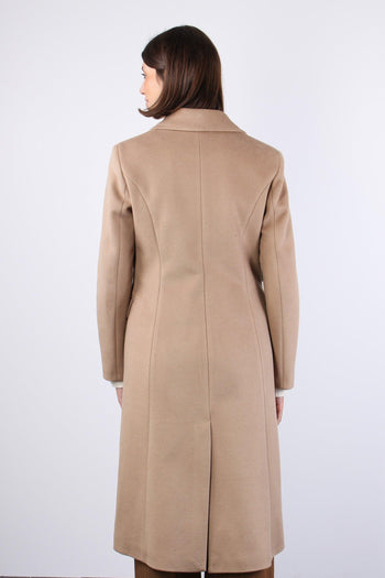 Cappotto Lungo Sfiancato Cammello - 4