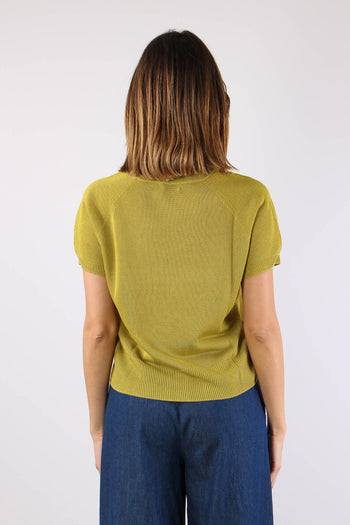 Maglia M/m Filo Cotone Oliva - 4