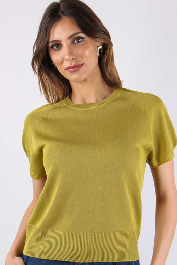 Maglia M/m Filo Cotone Oliva - 8