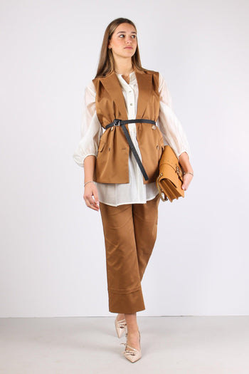 Gilet Cotone Cinturato Biscotto - 6