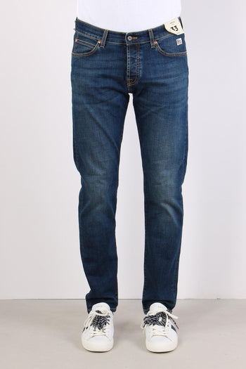 Denim Gamba Dritta Denim Scuro - 2